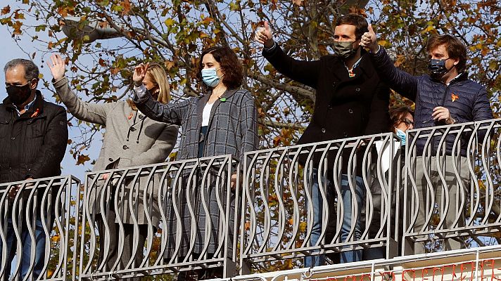 Telediario 1 - PP, Vox y Cs apoyan la manifestación contra la 'ley Celaá'