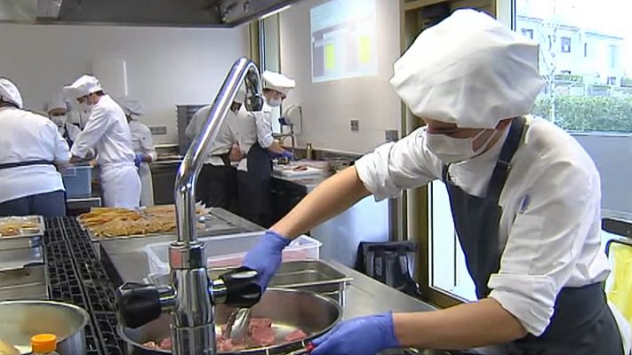 Telediario 1 - Menús para personas en exclusión social