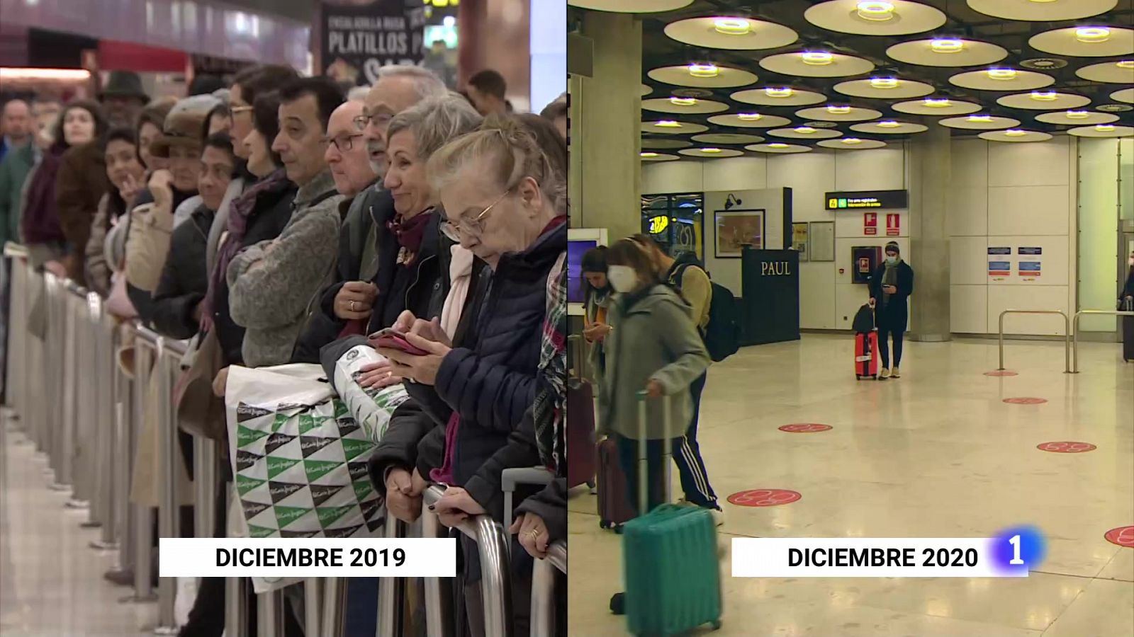 Este año serán muy diferentes las imágenes en estaciones y aeropuertos - RTVE.es