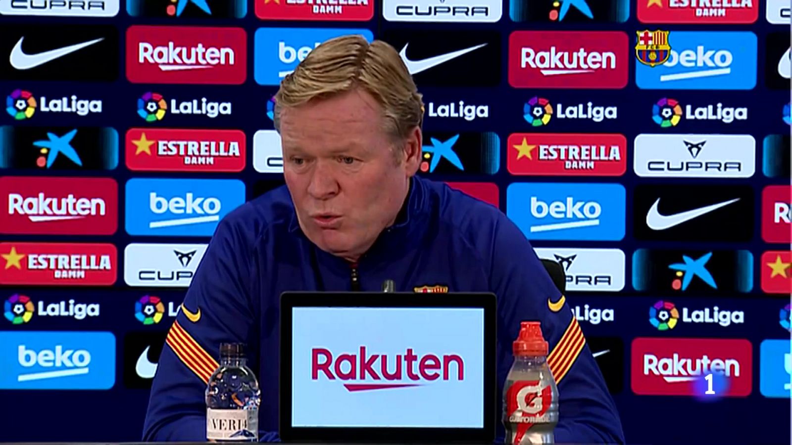 Koeman: "9 de cada 10 personas han visto penalti de Ramos"