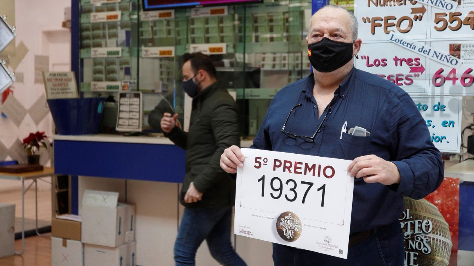 El tercer quinto premio de la Lotería de Navidad, el 19.371
