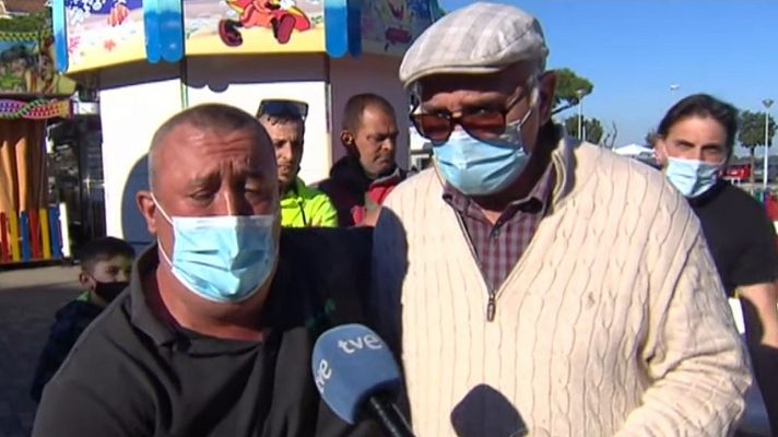 Telediario 1 - La emoción de un feriante de Punta Umbría por el Gordo