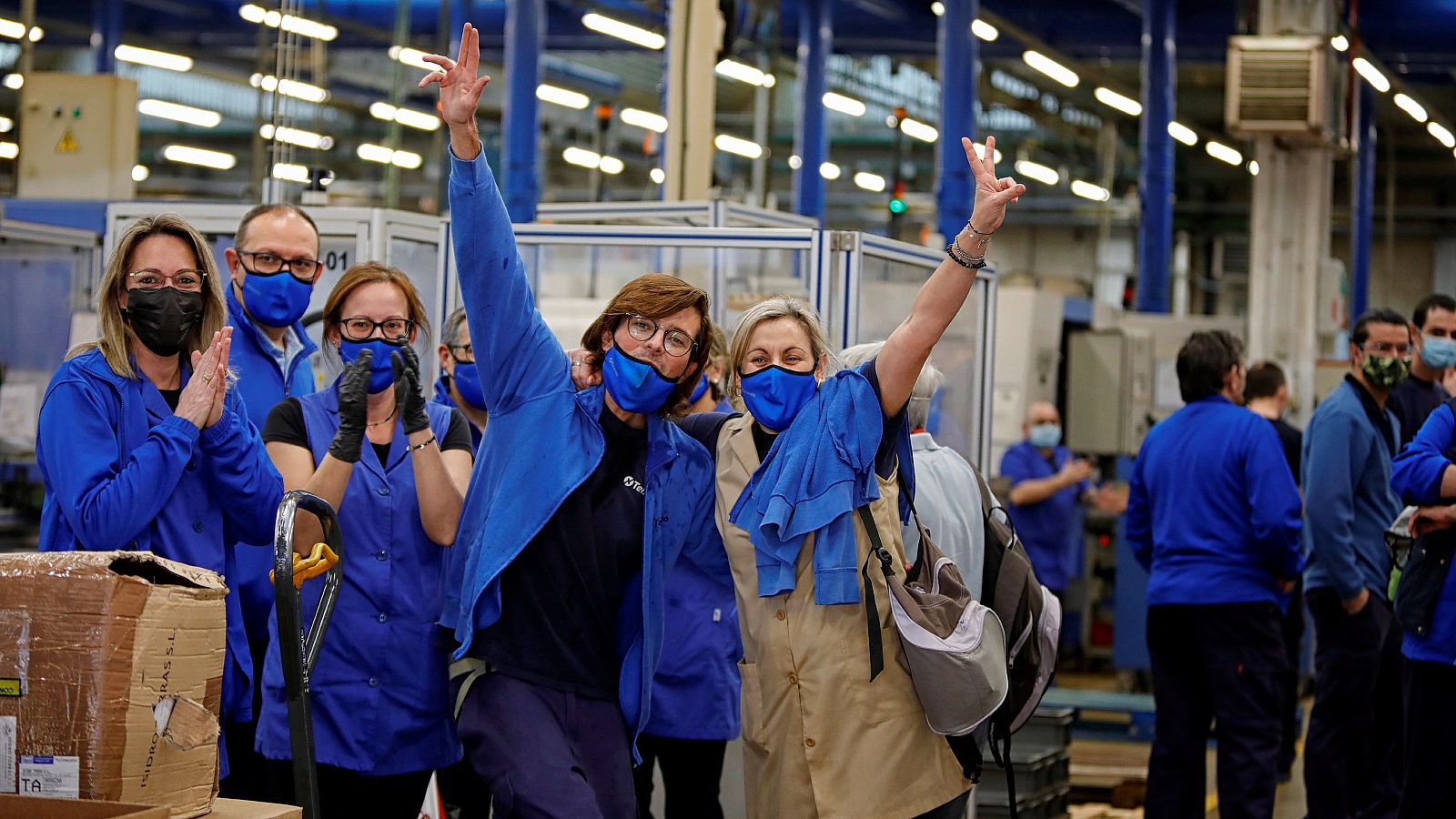 Lotería Navidad 2020 - 200 millones del Gordo para una fábrica de Reus que había pasado dos ERTE por la pandemia ' - Telediario 1 | Ver