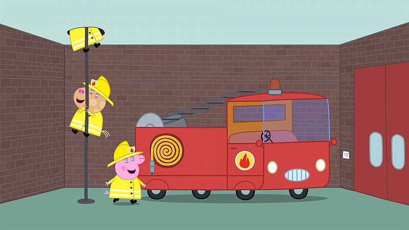 Peppa Pig en inglés - Fire station practice - RTVE.es - Peppa Pig en inglés | Ver