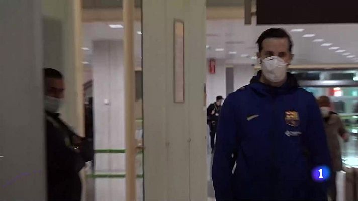 Telediario 1 - Thomas Heurtel regresa a Barcelona tras su rocambolesco viaje a Estambul