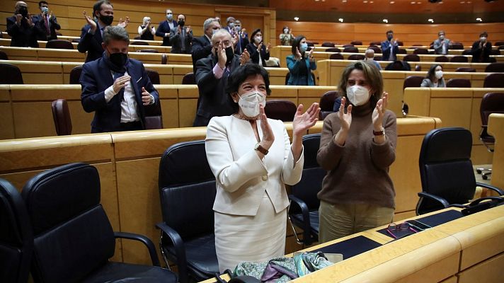 Telediario 1 - La 'Ley Celaá' supera el trámite del Senado y queda aprobada sin incluir ninguna enmienda