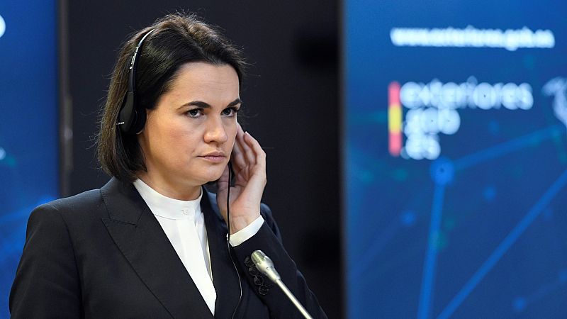 Tijanovskaya, opositora bielorrusa: "Necesitamos seguir el ejemplo de España en su lucha por la democracia"
