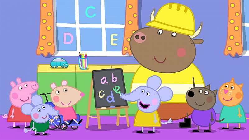 Peppa Pig en inglés - Mr. Bull the teacher - RTVE.es - Peppa Pig en inglés | Ver