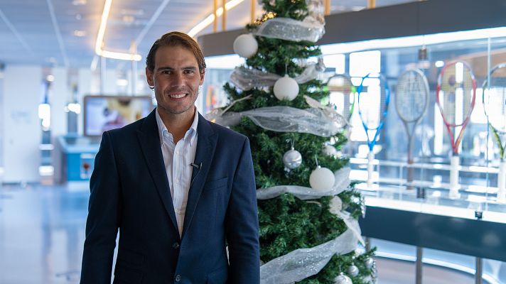 Rafa Nadal felicita la Navidad tras un año "muy complicado para todos"