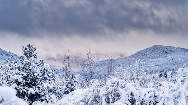 El tiempo - Frente frío, con fuertes vientos y nevadas, recorrerá la Península