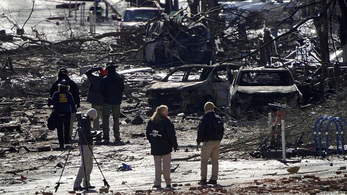 Las autoridades de EE.UU. creen que la explosión de Nashville pudo ser un acto suicida