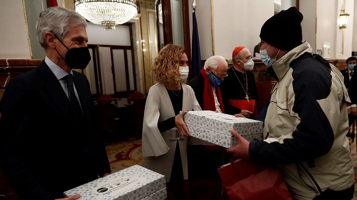 Parlamento - Cena de Nochebuena de Mensajeros de la Paz en el Congreso