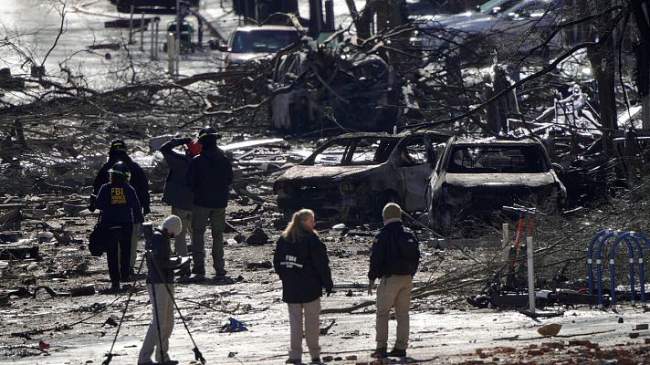 Telediario 1 - Identifican al autor de la explosión de Nashville el día de Navidad