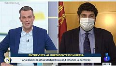 López Miras acusa a Sánchez de "intentar desviar la atención" con el anuncio sobre la reforma de la Corona
