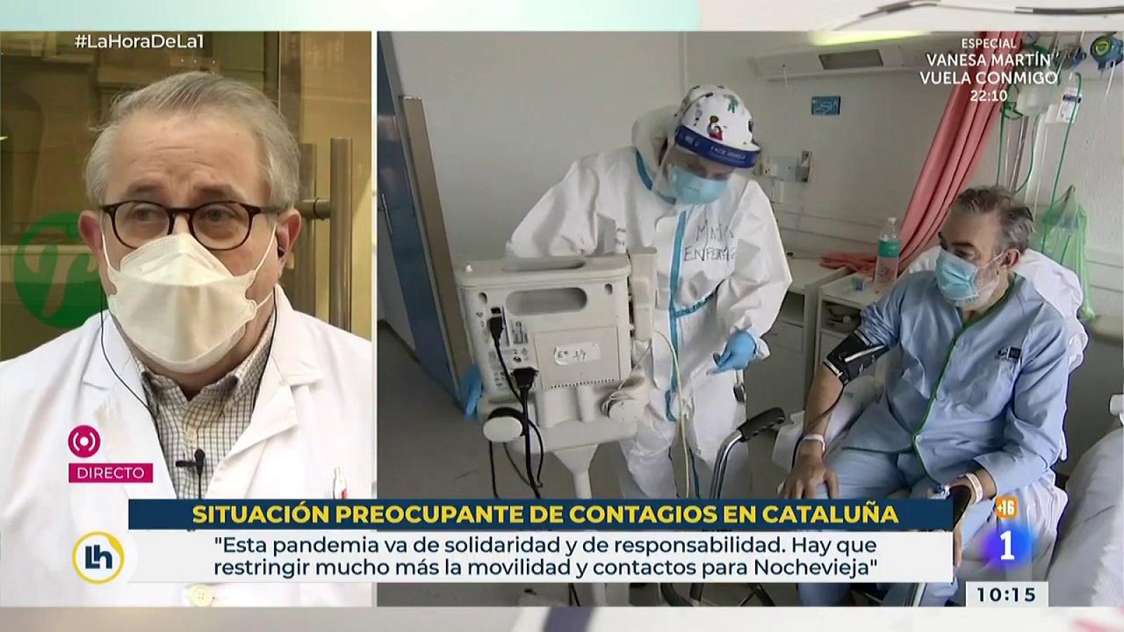 Los expertos recomiendan confinamiento para Nochevieja - La hora de La 1 | Ver