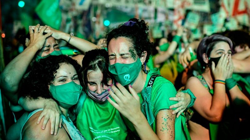 Argentina, cuarto país de América Latina en legalizar el aborto