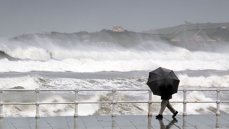 Intervalos de viento fuerte en el litoral cantábrico y el área mediterránea - ver ahora