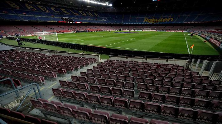 Telediario 1 - El deporte en 2020, sin lo más importante: los aficionados