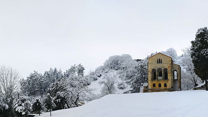 Frente dejará nieve, frío y viento en casi toda España, salvo en el área mediterránea