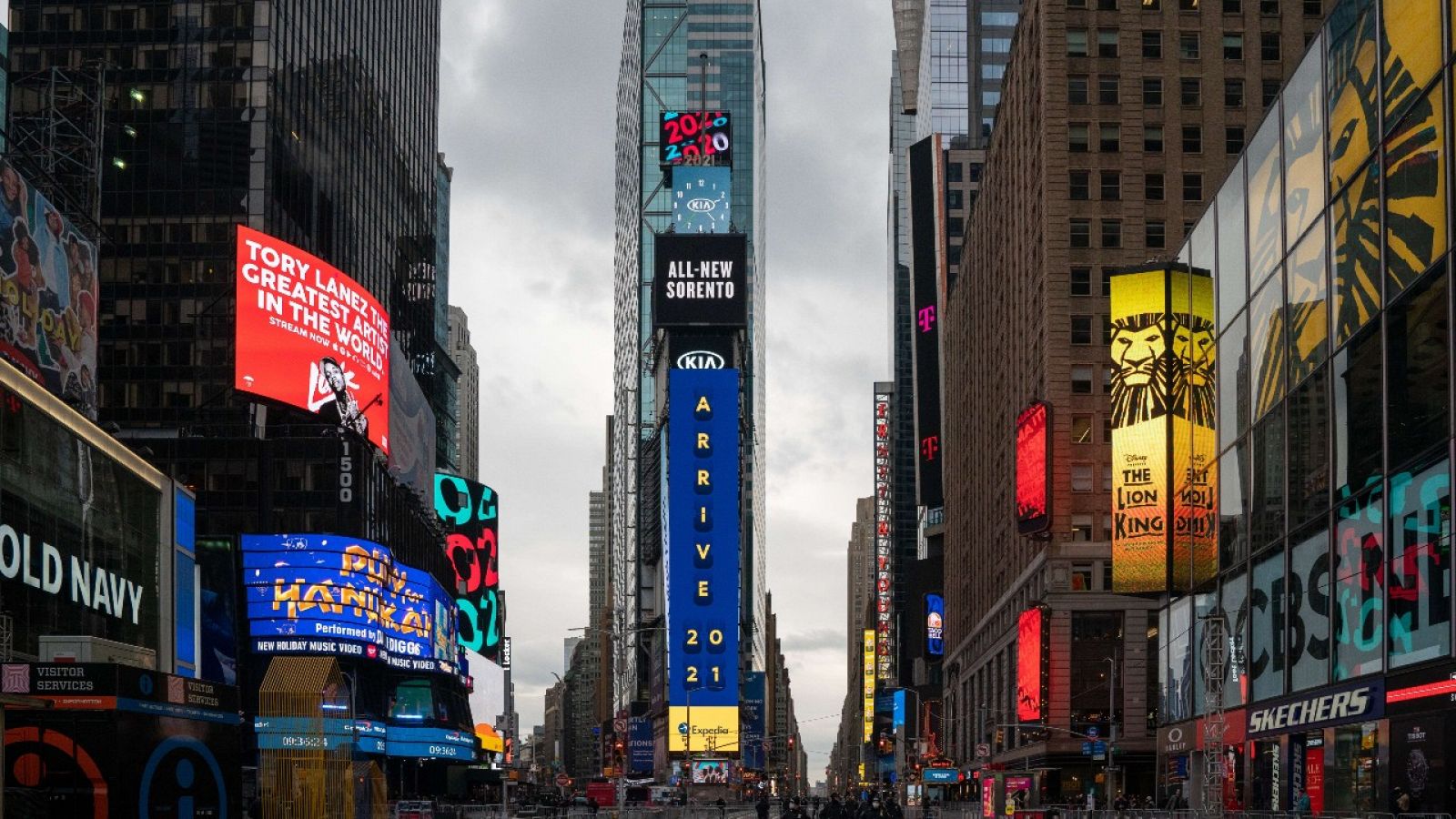 Coronavirus| La célebre bola de Times Square despedirá sin público el año de la pandemia- RTVE.es
