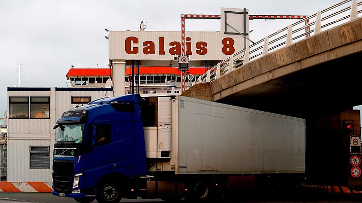 Telediario 1 - Sin incidentes en el túnel de Calais con el Reino Unido en el primer día del 'Brexit'