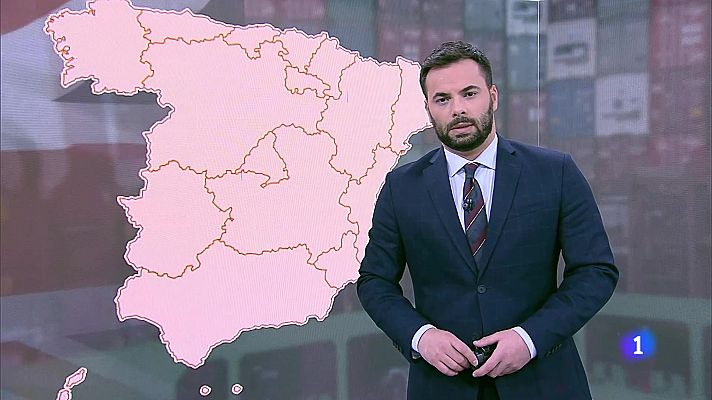 Telediario 1 - González Laya destaca el apoyo del Gobierno al comercio con el Reino Unido