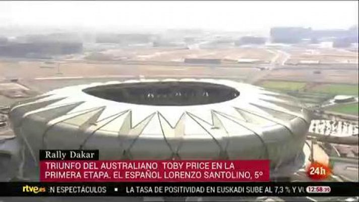 Telediario 1 - Dakar 2021 | Toby Price gana la primera etapa en motos
