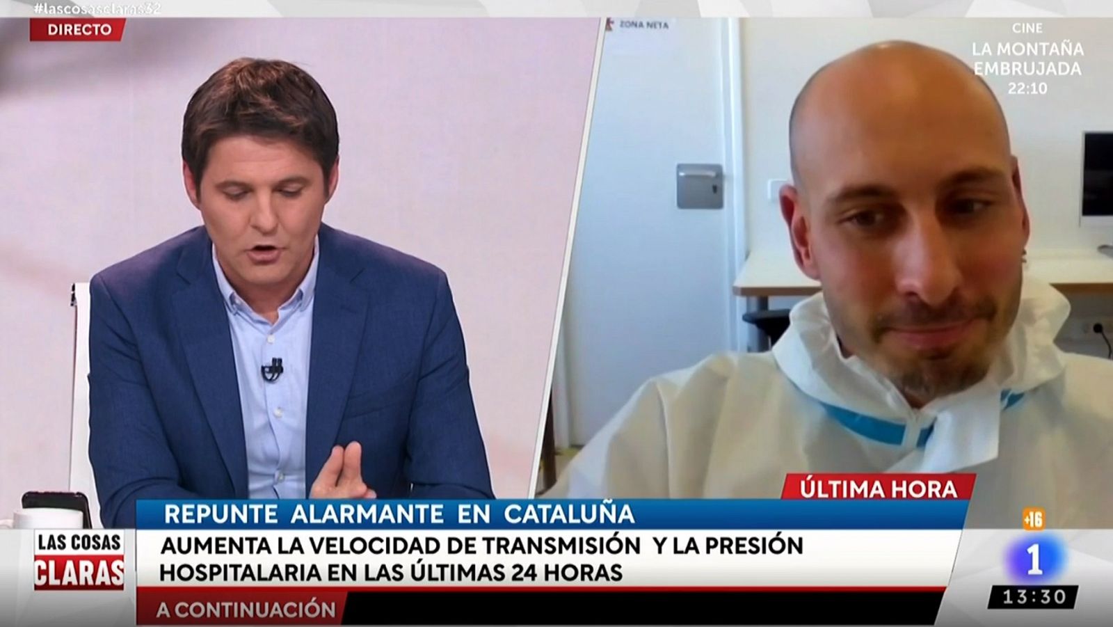 El Hospital del Mar de Barcelona duplica ingresos COVID en una semana