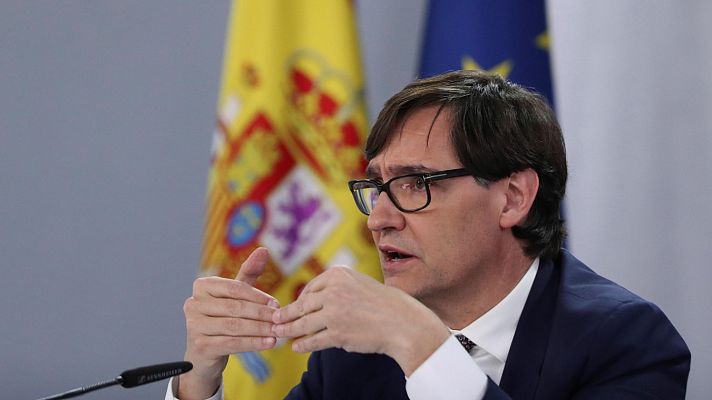 Telediario 1 - Crecen las críticas y peticiones de dimisión a Illa como ministro de Sanidad tras el anuncio de su candidatura al 14F