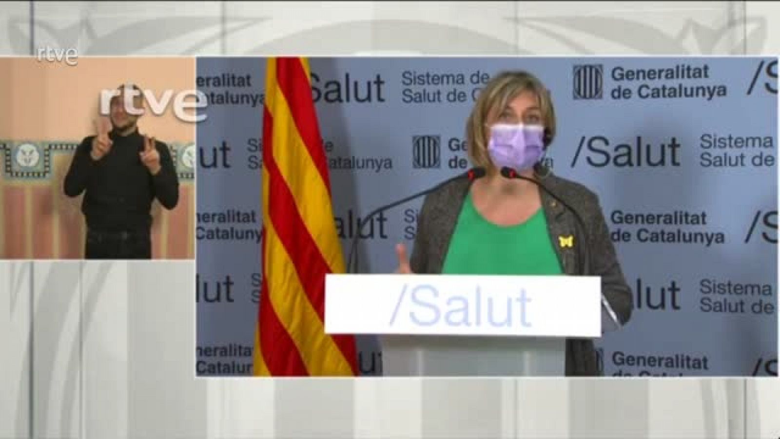 Alba Vergés anuncia que es començaran a vacunar els professionals sanitaris