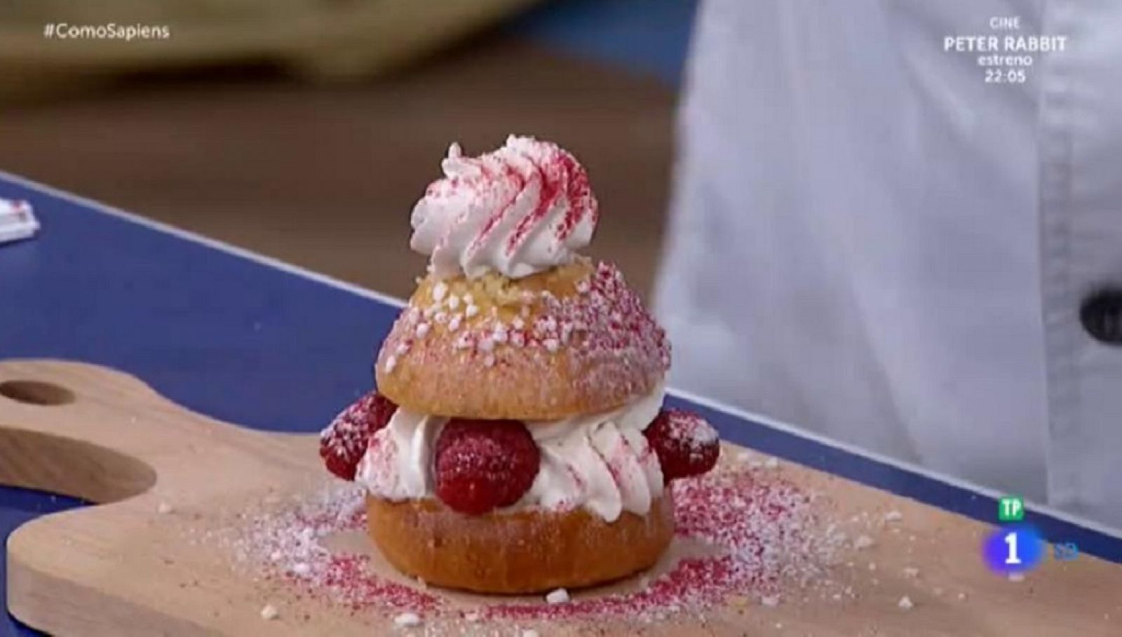 Mini roscón de Reyes de frambuesa 