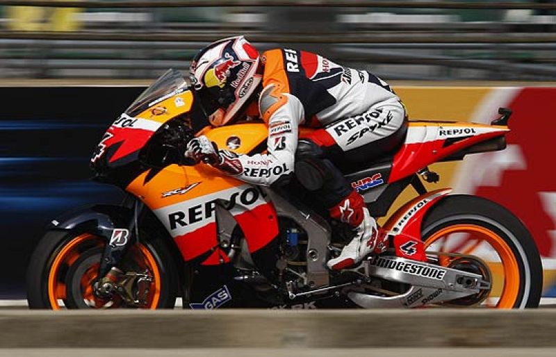 Dani Pedrosa ha pulverizado el crono de Indianápolis.