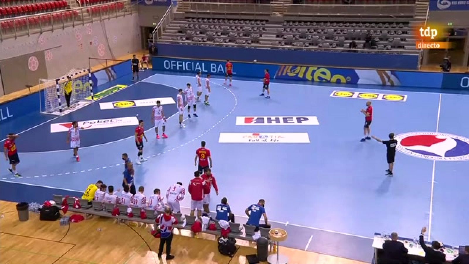 España cae ante Croacia en la cuarta jornada de la EHF Euro Cup