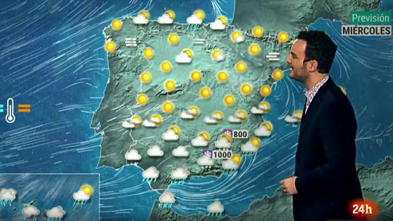 El frío marca el Día de Reyes con lluvias fuertes en Canarias, Cádiz y Málaga y nevadas en Andalucía