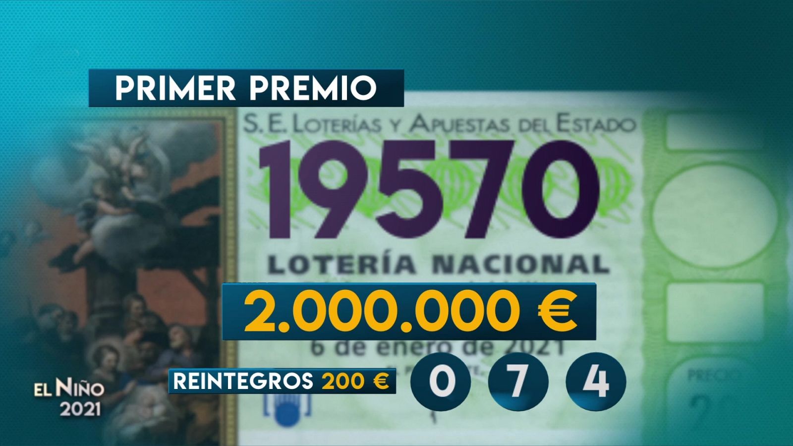 Lotería del Niño 2021 - RTVE.es