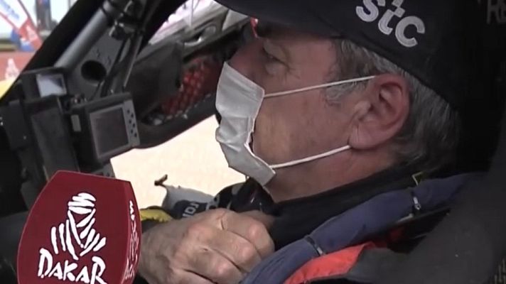 Telediario 1 - Dakar 2021 | Carlos Sainz: "Tenemos que bajar la velocidad en algunos sitios para entender el camino"