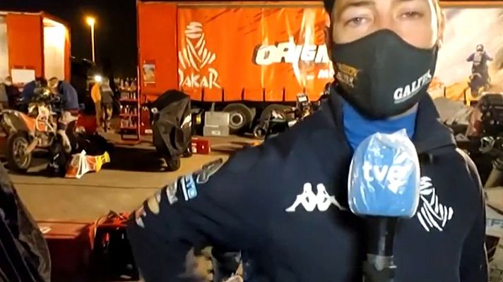 Dakar - Dakar 2021 | Así ha reanimado Maurizio Guerini al accidentado Santosh en el Dakar