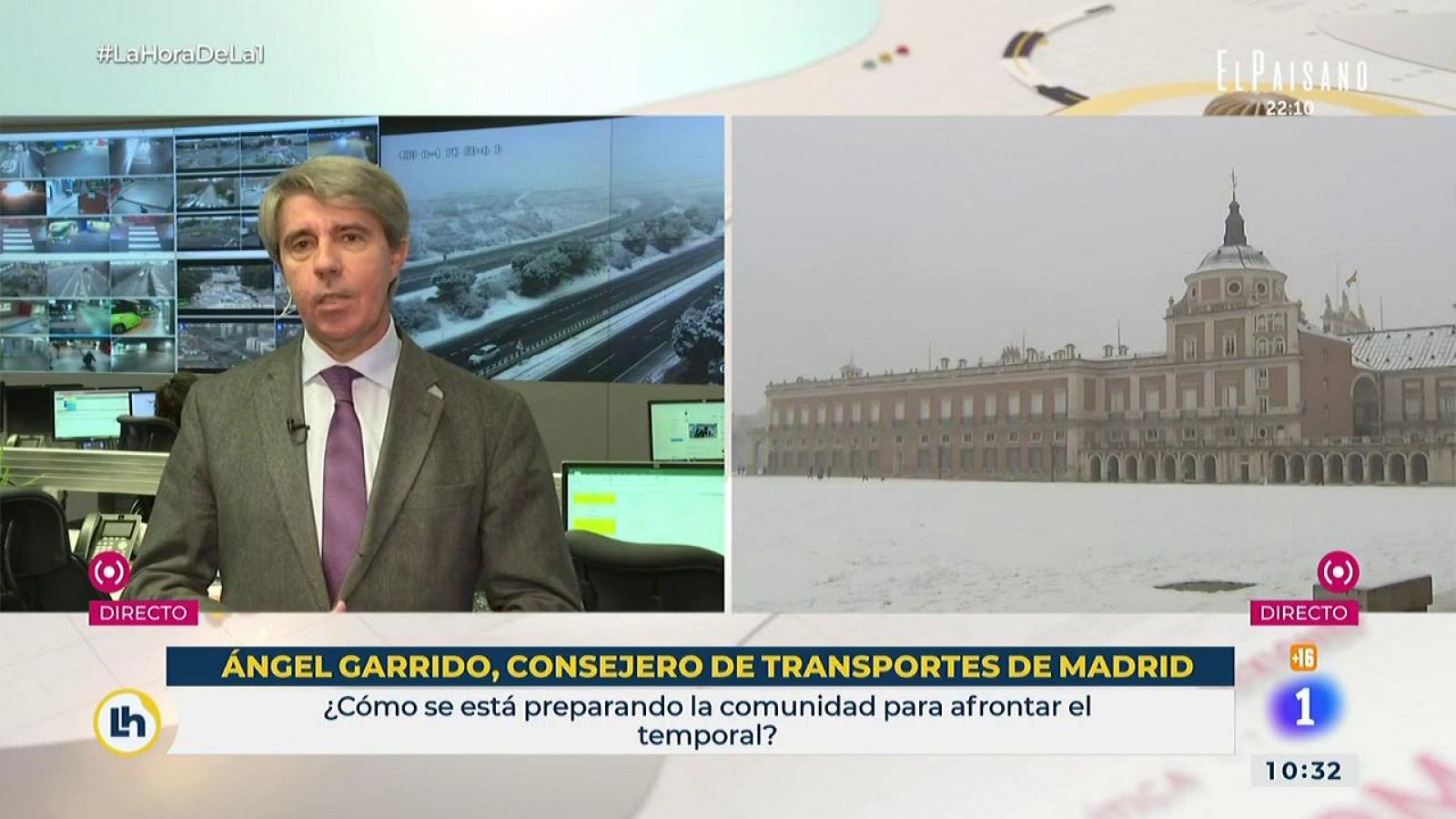 Ángel Garrido, consejero de Transportes de la CAM: "dependemos de lo que hagamos cada uno. Pedimos responsabilidad"