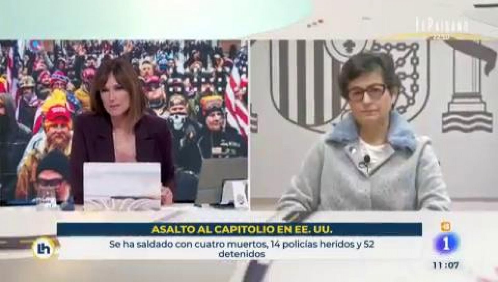 González Laya: "Ha habido un asalto a la democracia alentado desde el propio presidente de EE.UU."