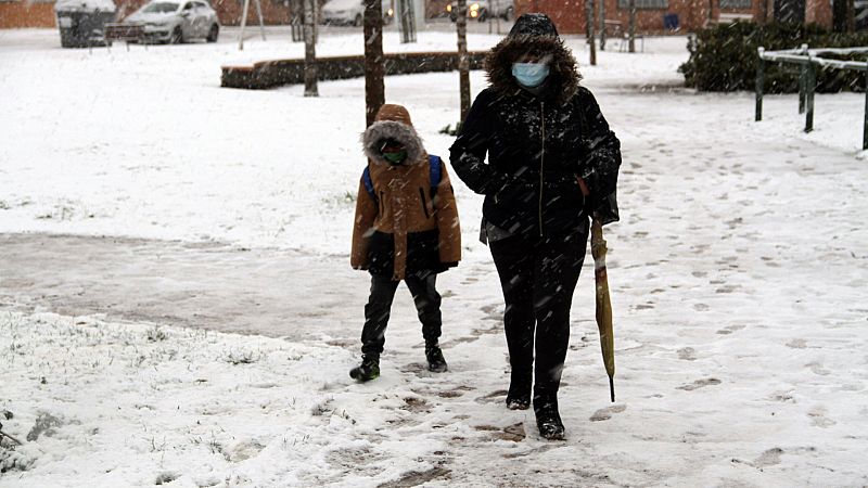 La borrasca Filomena mantiene a España en alerta por frío, nieve y lluvia