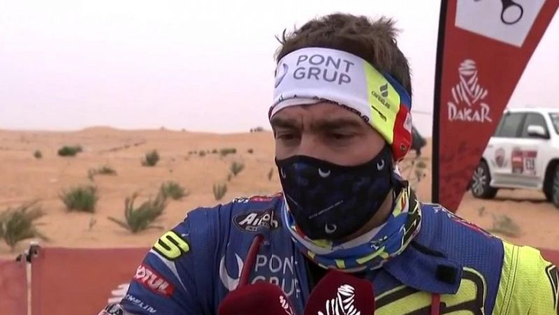 Dakar 2021 | Santolino: "Me he encontrado con Benavides y juntos hemos encontrado el track bueno