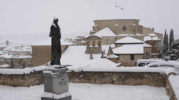 Telediario 1 - Más de 300 incidentes en Castilla-La Mancha por la borrasca Filomena