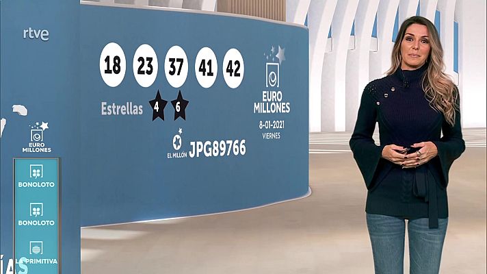 Loterías - Bonoloto + EuroMillones - 08/01/21