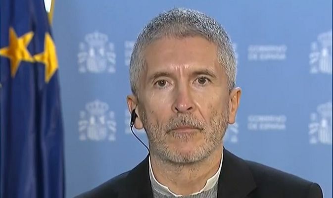 Telediario 1 - Marlaska responde al PP: "El presidente ha estado en todo momento dando las directrices oportunas"