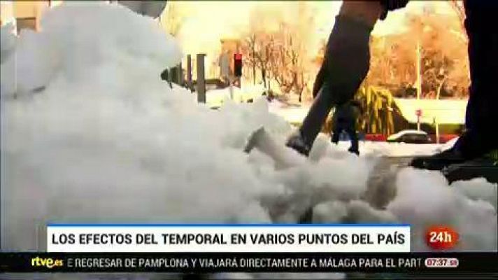 España afronta una ola de frío extremo tras Filomena