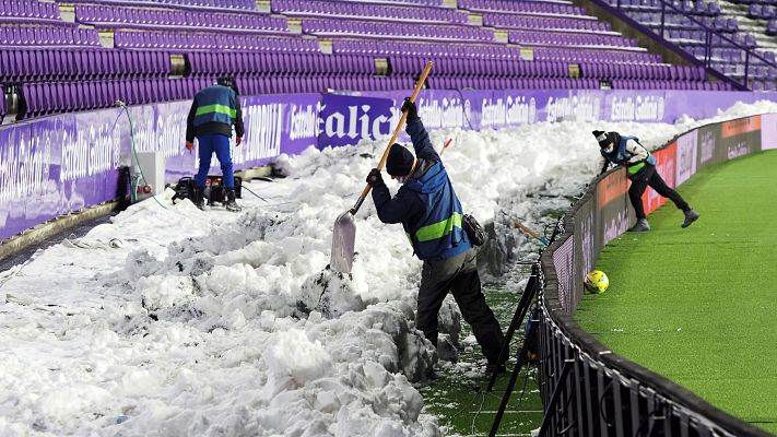 Telediario 1 - La Liga, alterada por Filomena