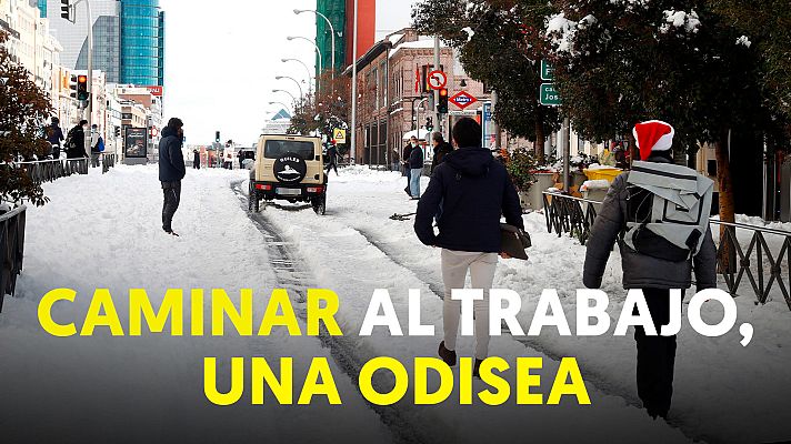 Modo Digital - La vuelta al trabajo tras la nevada, una peripecia para muchos