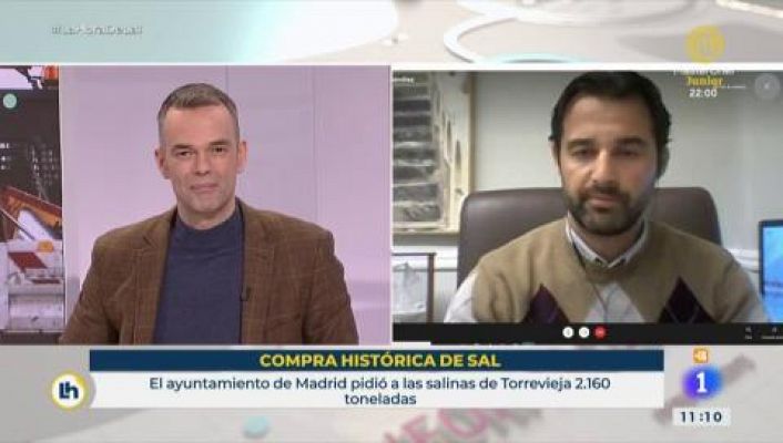 Eduardo Dolón, alcalde de Torrevieja: "Estamos enviando la sal de Torrevieja no solo a nuestro país, si no a todo el mundo"