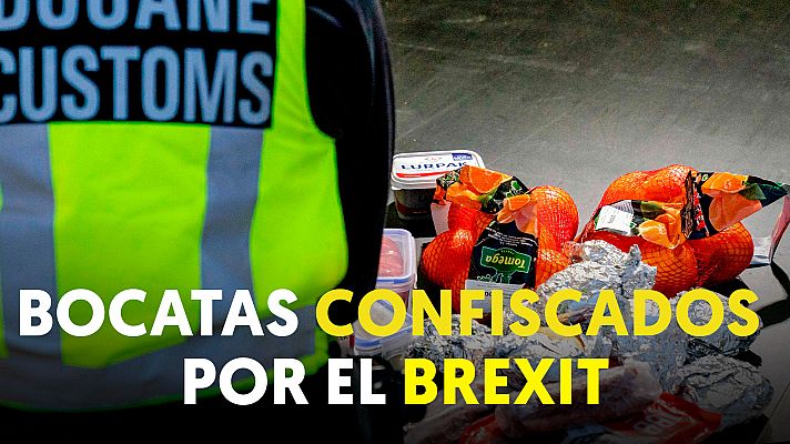 Paises Bajos requisa bocadillos a camioneros en la frontera por el Brexit