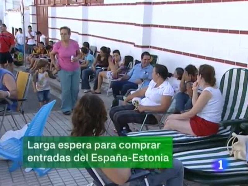  Noticias de Extremadura. Informativo Territorial de Extremadura. (31/08/09)